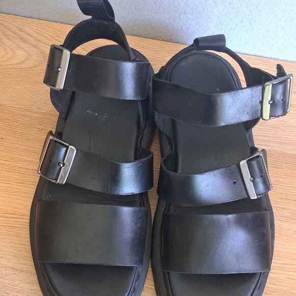 Dr. Martens Gryphon Gladiator Sandals Black Leather Doc Womens 8 39 - Picture 4 of 11